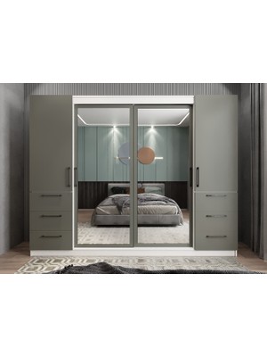 Baramolife Mükemmel Sürgü Kapaklı Gardırop - G.R.M_270