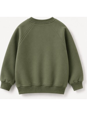 RG Brand Çocuk Elma Figürlü Raglan Sweatshirt | 3–9 Yaş | 3 Renk | RG1794