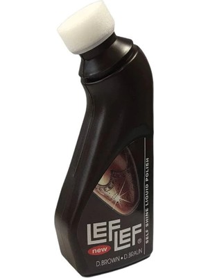 LefLef 75 ml Koyu Kahverengi Deri Ayakkabı Likit Boyası Çatlatmayan Özellik