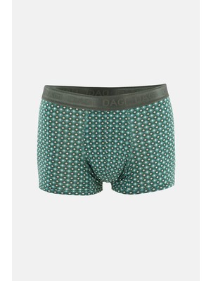 Dagi Açık Yeşil Desenli Micro Modal Boxer