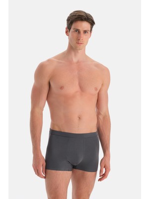 Dagi Antrasıt Düz Micro Modal Boxer