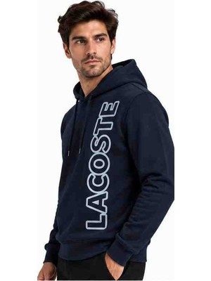 Lacoste Regular Fit Kapşönlu  Lacivert Sweatshırt