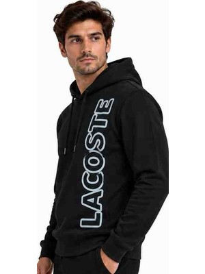 Lacoste  Kapşönlu  Siyah Regular  Fit