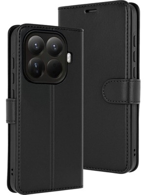 sbodurhome Xiaomi Mi 15T Pro Trend S Plus Kapaklı Kılıf - Siyah