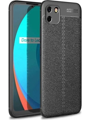 İlkyaz Fashion If Realme C11 Kılıf Auto Kapak - Siyah