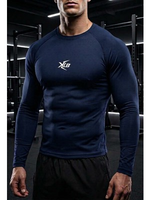 Erkek Premium Uzun Kollu Compression Spor Body Tişörtü
