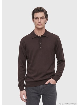 Ramsey Kahverengi Düz Sweatshirt
