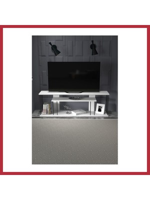 Bezos Gzd Plus Tv Ünitesi Beyaz 140 cm Strsnl