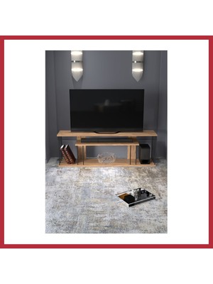 Bezos Gzd Plus Tv Ünitesi Kahverengi Çam Strsnl