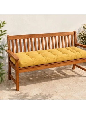 Aydogan's Kapitone Bank Minderi · 100 × 45 × 4 cm · Hardal