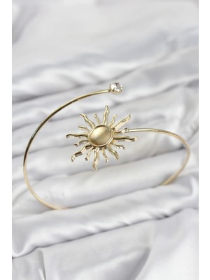İlkyaz Fashion Şık Gold Renk Güneş Bileklik 1 Adet