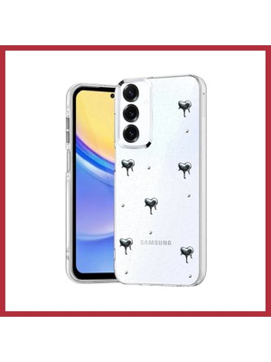 Bezos Samsung Galaxy A57 5g Uyumlu Fiyonk Desenli Kapak - Desen 1 Strsnl