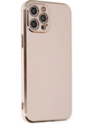 İlkyaz Fashion Ifk Apple Iphone 12 Pro Kılıf Volet Silikon - Pembe