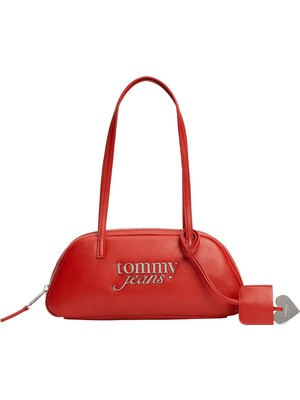 Tommy Jeans Tommy Hilfiger Tjw Bold Shoulder Bag Kadın Omuz Çantası Arizona Red Os