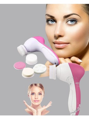 İlkyaz Fashion Ergonomik Yüz Temizleme Cihazı 5'li Başlık Seti