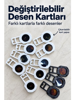 Adalı Store USB Projeksiyon Lambası Değiştirilebilir Desen Kartlı Roket Tasarımlı (Kopya)