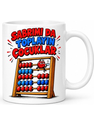 Bezos Matematik Tasarımlı Porselen Kupa - Model 827