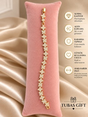 Tubas Gift Xuping 14K Kaplama Özel Seri Zirkon Bileklik