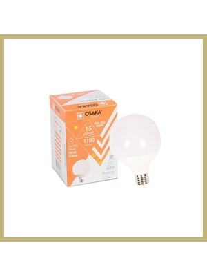Bezos LEDP015 G95 15W G.ısıgı Glop LED Ampul 1 Adet Za