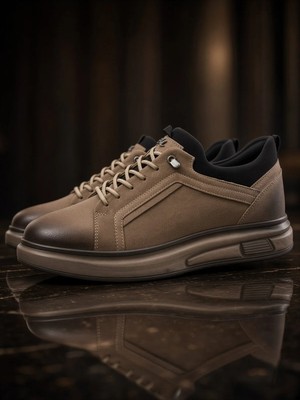 Ehil Premium Erkek Deri Sneaker Spor Ayakkabı