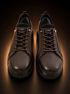 Ehil Premium Erkek Deri Sneaker Spor Ayakkabı