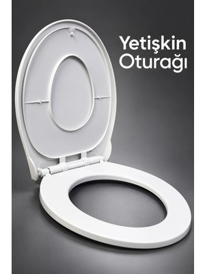 Urfakent Çift Kullanımlı Çocuk ve Yetişkin Klozet Kapağı