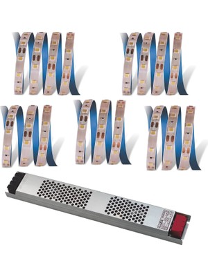 Happy Trend 25 Metre Şerit LED ve 30 Amper 360W Slim Trafo Seti - Amber