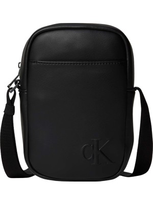 Happy Trend Klein Bold Ck Slım Reporter Erkek Çapraz Askılı Çanta Black Os