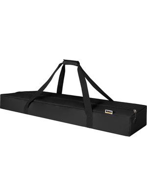 Happy Trend Taşıma Çantası, Çok Amaçlı Küçük Alet Çantası, Fermuarlı Dayanıklı, Kamp Malzemeleri Saklama Çantası, 20L (80 x 25 x 10 Cm) Siyah