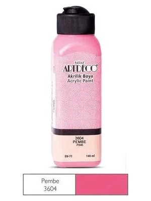 Artdeco 3604 Pembe Akrilik Boya 140 ml