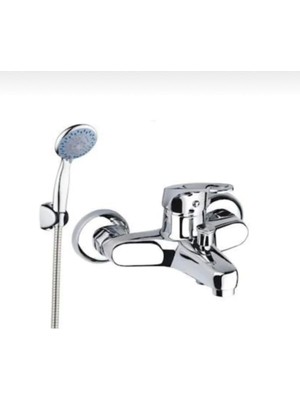 Happy Trend Yapı Banyo Bataryası ve Duş Seti Başlık Dahil Komple Set Pirinç Banyo Armatürü