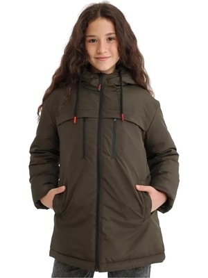 Çocuk Parka Mont Kışlık – Kürklü Çocuk Parka, Sıcak Tutan, Kapüşonlu, Rüzgar Geçirmez & Su Geçirmez, Fermuarlı, Cepli, Günlük Kullanım