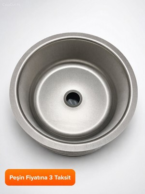 Sinkon 30X30 304 Kalite Krom Eviye - 0.80 mm Mikro Keten Dokulu