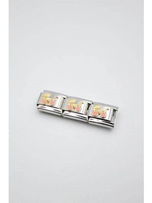 Meks 3'lü Charm - Gümüş