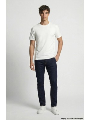 Network Lacivert Denim Pantolon
