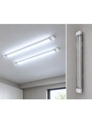 Toptan Budur 60W 120 cm LED Bant Armatür Kristal