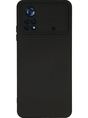 İlkyaz Fashion If Xiaomi Poco X4 Pro 5g Kılıf Nano Içi Kadife Silikon - Siyah