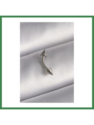 Bezos 316L Çelik Gümüş Renk Çivi Model Piercing BEZOS16