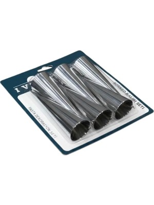 Marsilyan 6 Parça Metal Korneo Kalıbı