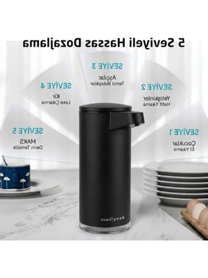 Vionna Sensörlü Otomatik Sıvı Sabunluk, Temassız Kullanım ve Paslanmaz
