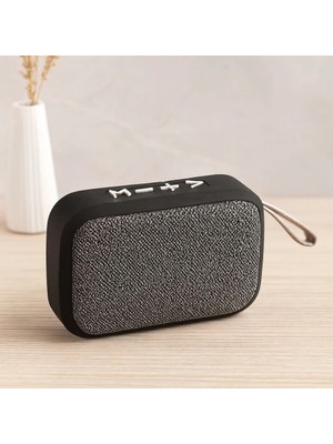Hace Bazaar Mini Bluetooth Taşınabilir Hoparlör - USB Şarjlı 3W 300MAH, Mikrofon & Sd Kart