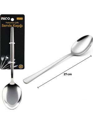 Hace Bazaar Krom Metal Servis Kaşığı 27 cm