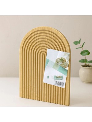 Hace Bazaar Bambu Servis Tepsisi Sunum Tahtası 22X32 cm (Çift Taraflı)