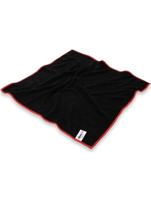 Marsilyan Kırmızı Overloklu 40X40 cm Mikrofiber Bez -STK1442
