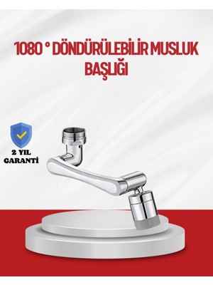 MiraLive 1080° Çok Yönlü Musluk Atı Püskürtme ve Köpük Akışlı