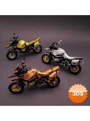 3D Sepetim Metal Dekoratif Motor