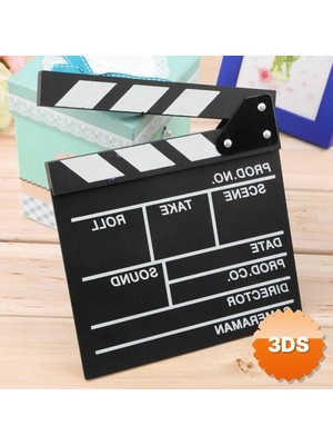 3D Sepetim Mini Boy Dekoratif Sinema Klaket 20x20 cm