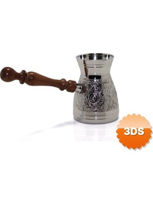 3D Sepetim Pirinç Cezve 4.75 İnç