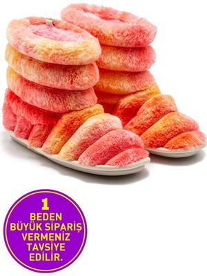 Twigy Rain Peluş Çocuk Ev Botu Sarı-Turuncu 30/35