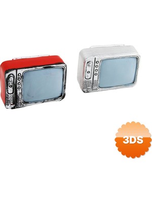 3D Sepetim Televizyon Tasarımlı Vintage Biblo Dekoratif Reçine Obje